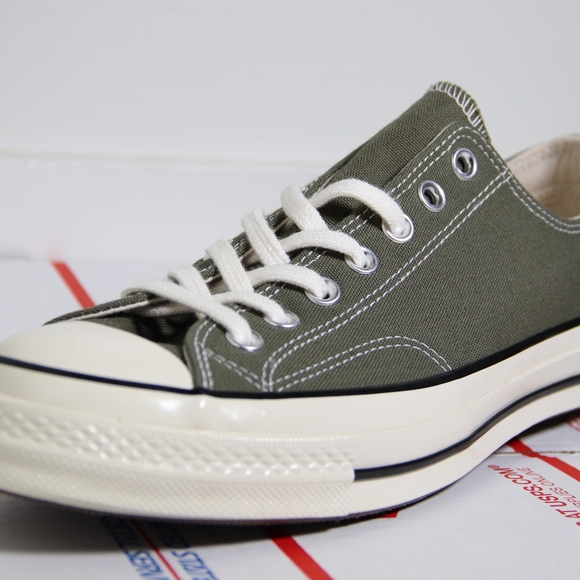 Converse Chuck 70 Gray All Star Low Tops - Picture 2 of 7